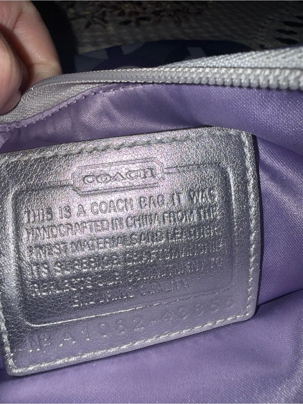 Coach Multicolor Circular-Print Crossbody Bag in Gray, Yellow & Purple
